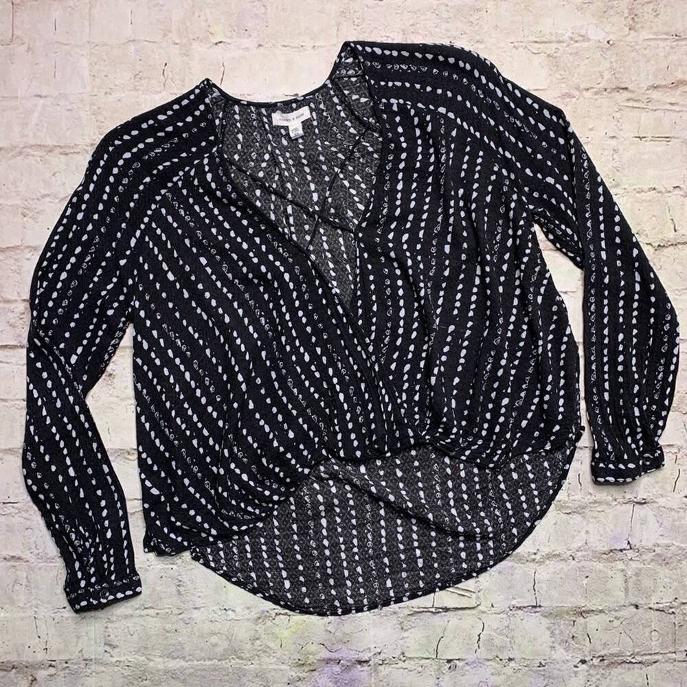 Silence + Noise Long Sleeve Blouse